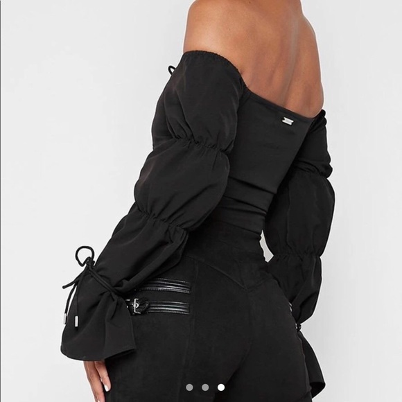 MANIERE DE VOIR Lace up Top Size UK 10/US 6 - Picture 3 of 3